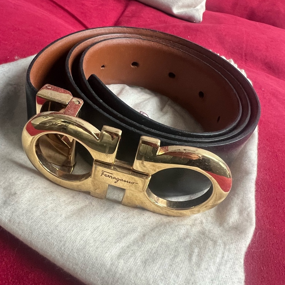 Women’s Ferragamo Double Sided Belt
